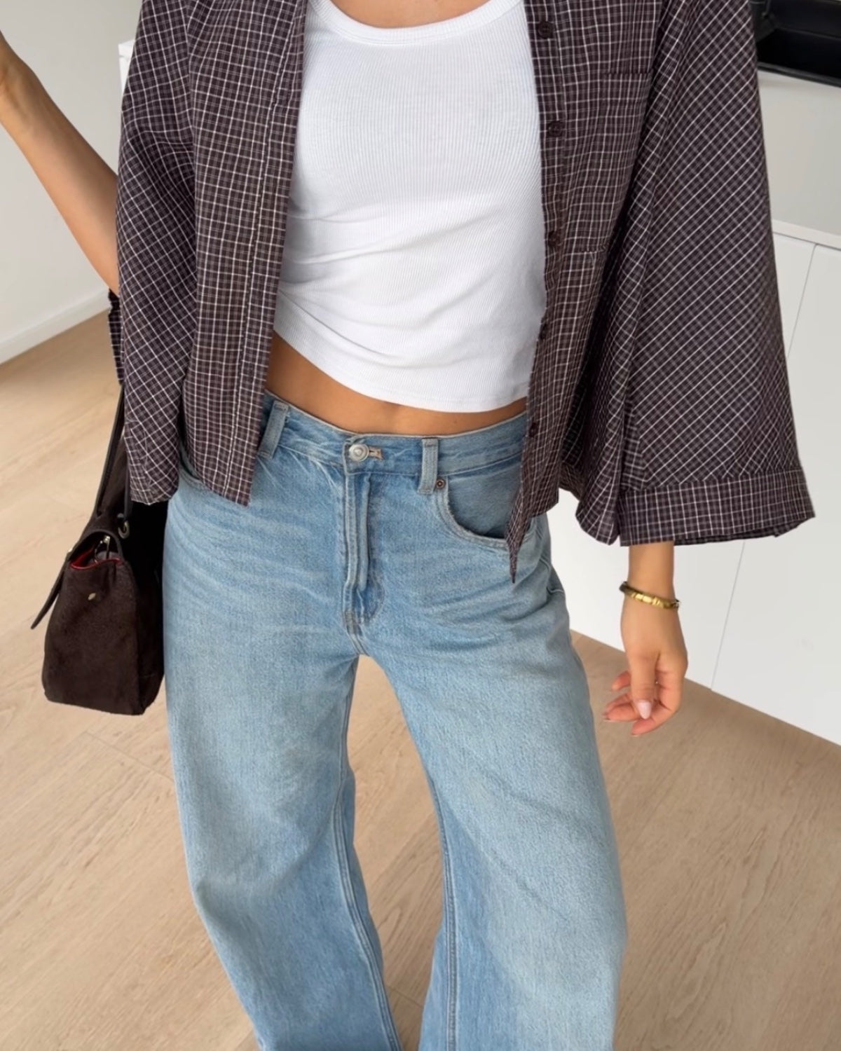 KARO HEMD BROWN – Braun | avenuegirls.de Damenmode