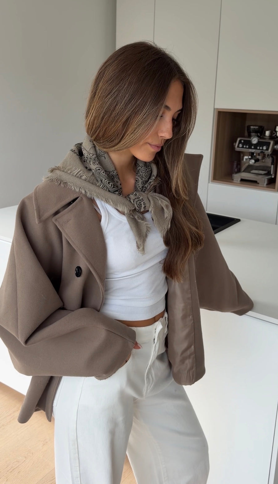 SCARF KHAKI