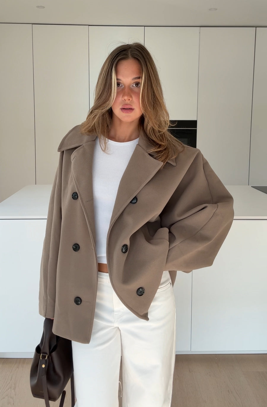 OVERSIZED JACKET CINNAMON