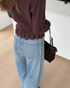 LACE CARDIGAN BROWN – Braun | avenuegirls.de Damenmode