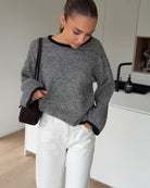 SOFT SMALL STRIPED PULLOVER BLACK-WHITE – Schwarz-Weiß | avenuegirls.de Damenmode