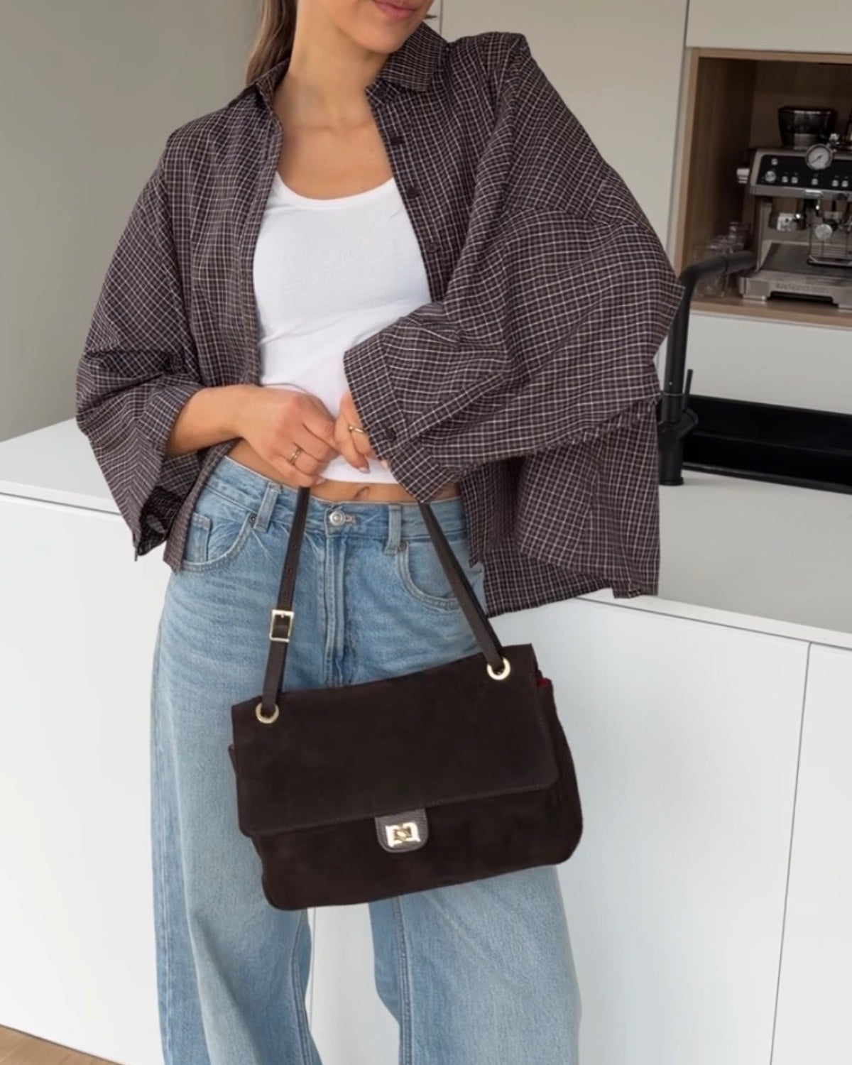 KARO HEMD BROWN – Braun | avenuegirls.de Damenmode